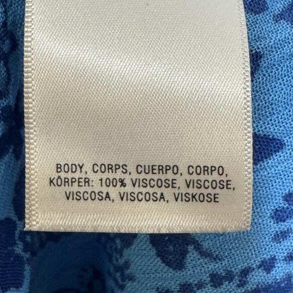 Holding Horses Shift Dress Womens XSP Blue Boho Patchwork Tie Back Anthropologie - Picture 6 of 10